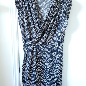 Faux wrap dress